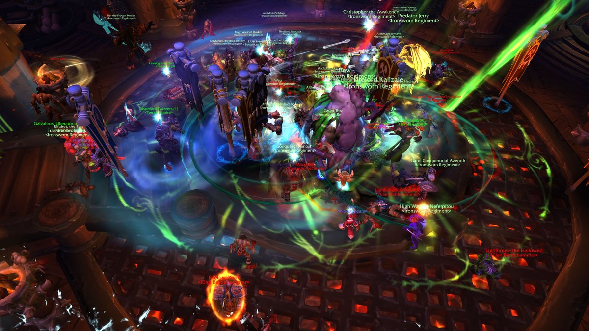 Renosh_ISR's tweet photo. Ironsworn Elites do for the horde and defend our glorious city. Ironsworn is back. #ISRElites #ForTheHorde #WoW https://t.co/oeJiEfTLDp