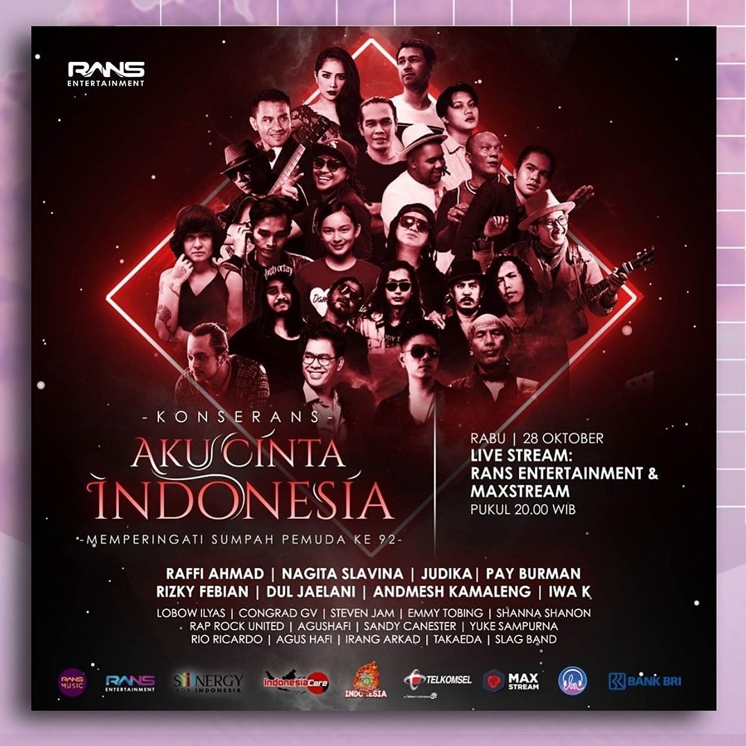 stevenjam's tweet photo. Selamat Hari #SumpahPemuda yang ke 92 Brother Sister 🇮🇩✊🔥..
Nanti malam nonton ya KONSER AKU CINTA INDONESIAA MERAYAKAN HARI SUMPAH PEMUDA yg ke-92,
Live streaming di Rans Entertainment jam 8 malam WIB!!
Langsamkan
🇮🇩❤💛💚✊
#StevenJam
#harisumpahpemuda #HariSumpahPemuda2020 https://t.co/6pKazrNDyT
