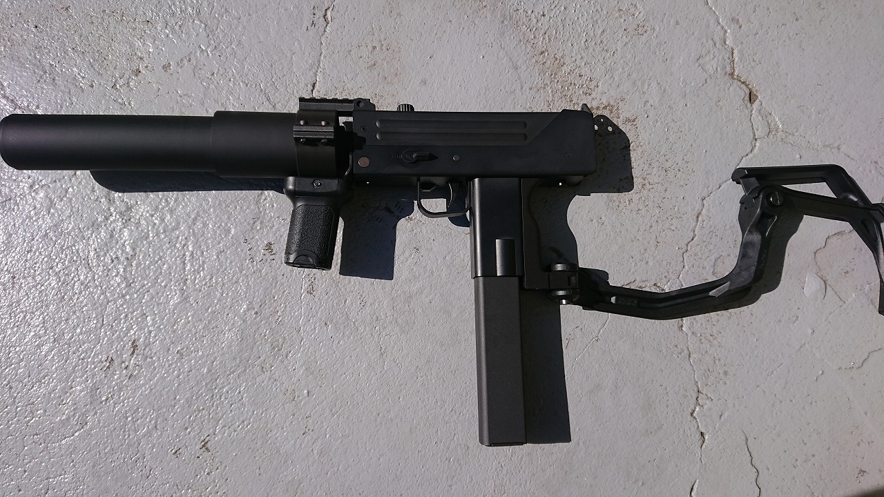mac10レールストックアダプター マルイ 電動コンパクトマシンガン