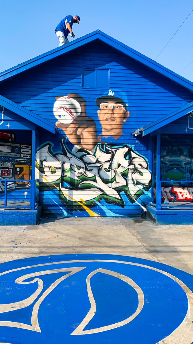 Kobe Bryant Lakers Murals On Twitter The New Dodgers Mural House In East La By Tetriswai And Waistedcrew At 147 S Rowan Ave