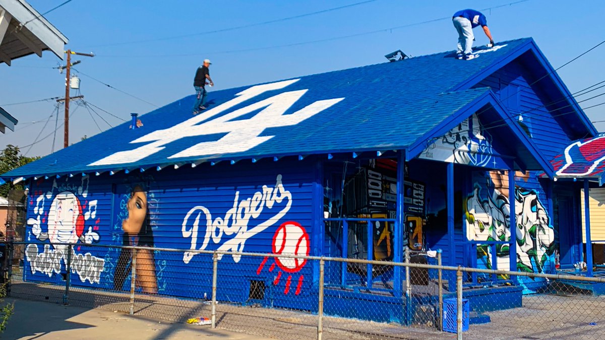 Kobe Bryant Lakers Murals On Twitter The New Dodgers Mural House In East La By Tetriswai And Waistedcrew At 147 S Rowan Ave