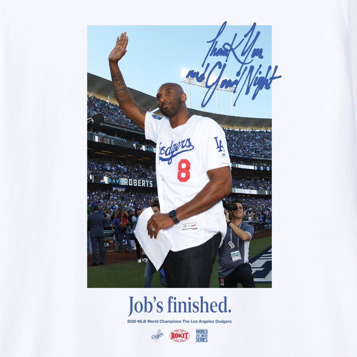 Los Angeles DODGERS Championship tees now available!!! Congrats LA!!!!! go to rokit.one to get yours!!