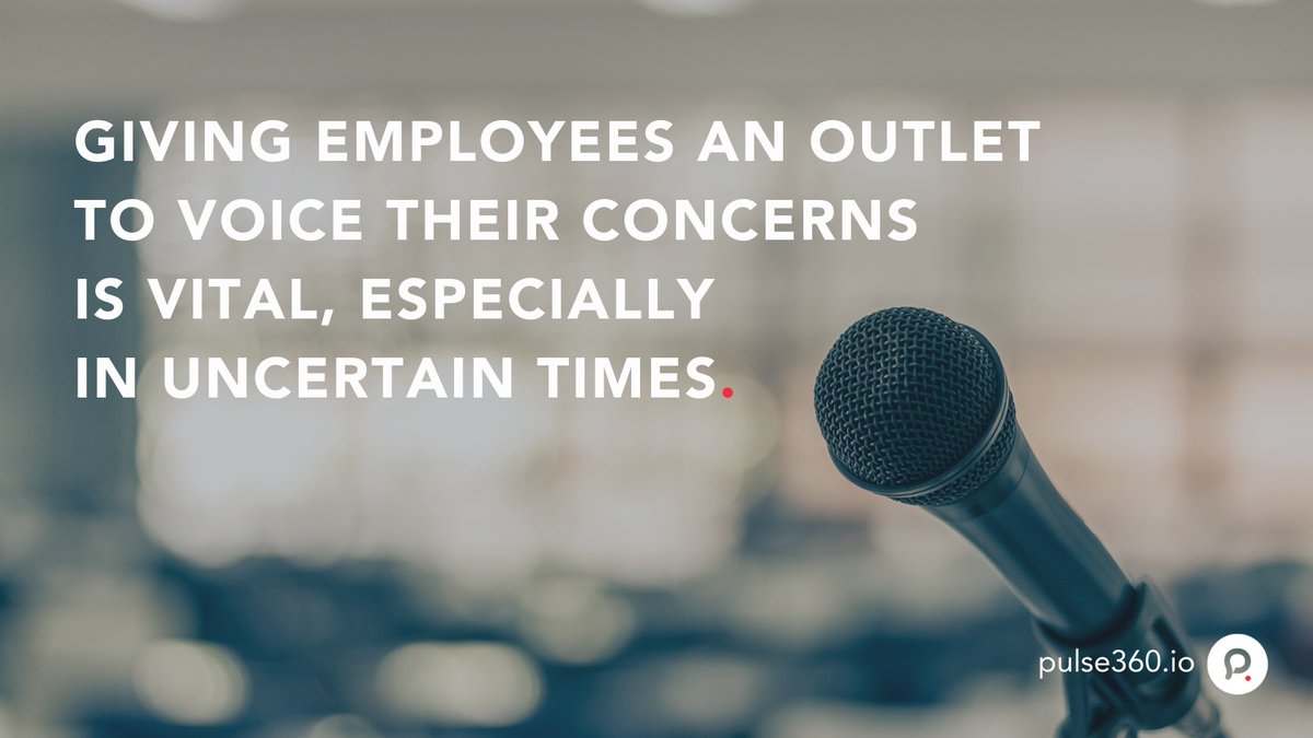 During uncertain times, it has become more important than ever for organisations to ensure they have a channel for #employeefeedback.
Does your organisation support #employeevoice and actively listen to understand employee sentiment?
Contact us to find out how #Pulse360 can help.