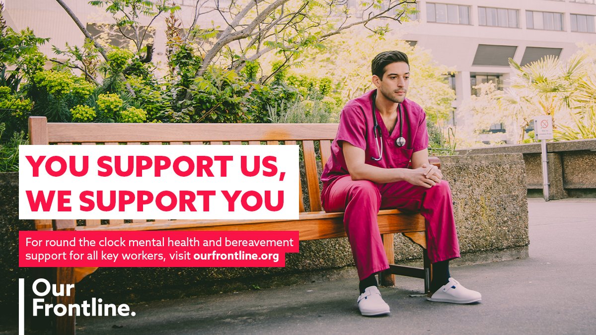 As more regions across the UK move into Tier 3, key workers continue to put their physical & mental health at risk to keep our nation going.
Everyone working on #ourfrontline can access free & confidential mental health and bereavement support at https://t.co/ZfgBwKXJVC https://t.co/Z8wCtOvVyp