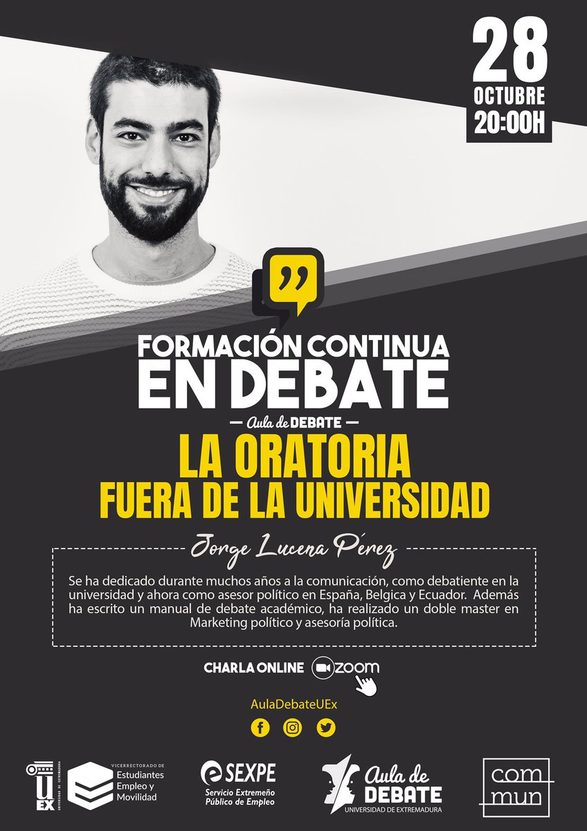 Aula Debate UEX tweet media