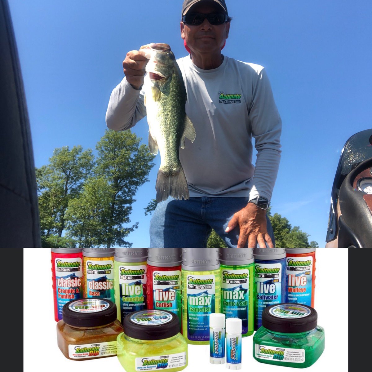 kyprobassangler's tweet photo. Looking for a fantastic Fishing Scent to get those extra bites . Then Baitmate is the answer. They have a complete line of Scent Spray , Dyes and Scent Sticks to use to help You catch those Big Bass .🎣🎣🎣🇺🇸🇺🇸🇺🇸FishOn #baitmate https://t.co/PyDrKkUAGi