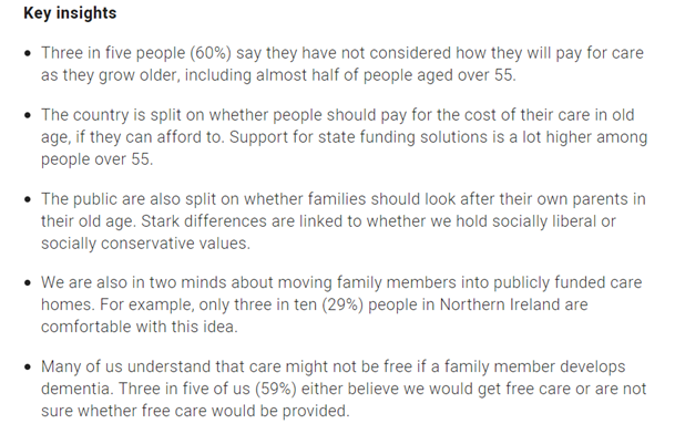 4) The polling also covers lots of other issues, though - as with other polling on  #socialcare - they suffer a little from trying to explore a very complex system with simple 'yes/no/don't know' questions. You can explore all findings here.  https://engagebritain.org/digging-into-the-numbers/