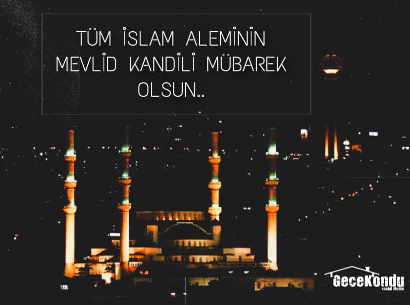 Tüm İslam Aleminin Mevlid Kandilini kutlar, Hayırlara vesile olmasını dileriz.
#ankaragücü #19mayıs #gecekondu #ünigüç #atılımüni https://t.co/jSLn4giNCP