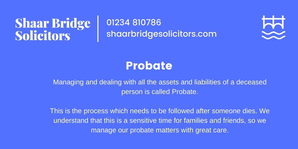Managing and dealing with all the assets and liabilities of a deceased person is called Probate.
Call us today for a free consultation on 01234 810786.
#Will #Wills #Probate #Legal #ShaarBridge #Solicitor #lawyer #lawfirm #workplace #solicitorfirm #bedford #lovebedford https://t.co/bAFRDhyy7s