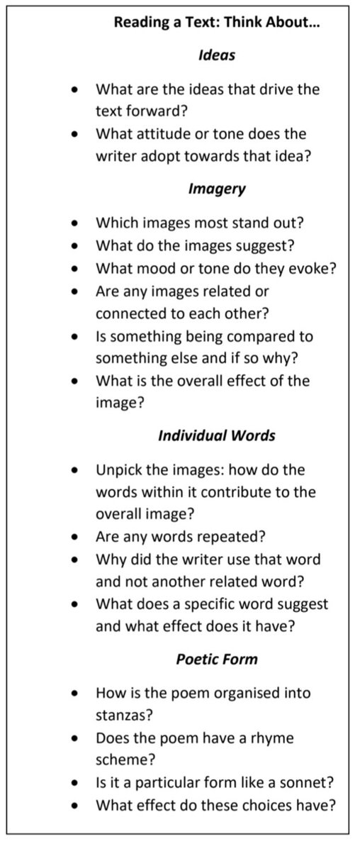 __codexterous's tweet image. **ENGLISH LIT RESOURCE**
Updated Analysis Bookmarks to tag into exercise books to help scaffold and prompt student thinking:
— How to read a text
— Sentence stems
— Approaching model essays
— How to embed quotations
Link with all 4: tinyurl.com/y57paqkj