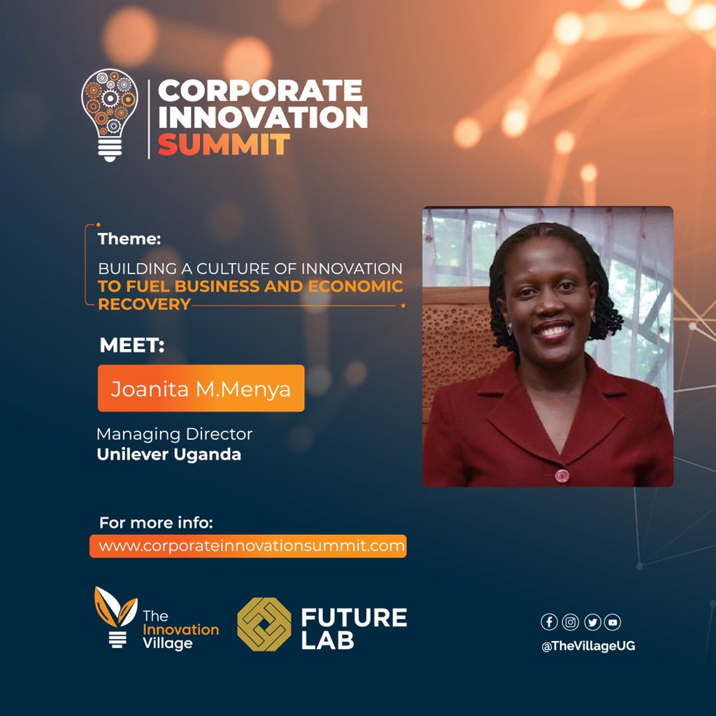 TheVillageUG's tweet photo. Our Corporate Innovation Summit is tomorrow! Meet our speakers for the event, ready to kickstart exclusive conversations on how to fuel innovative mindsets and devise means for business recovery. #CIS2020 https://t.co/izN3VIhmEz