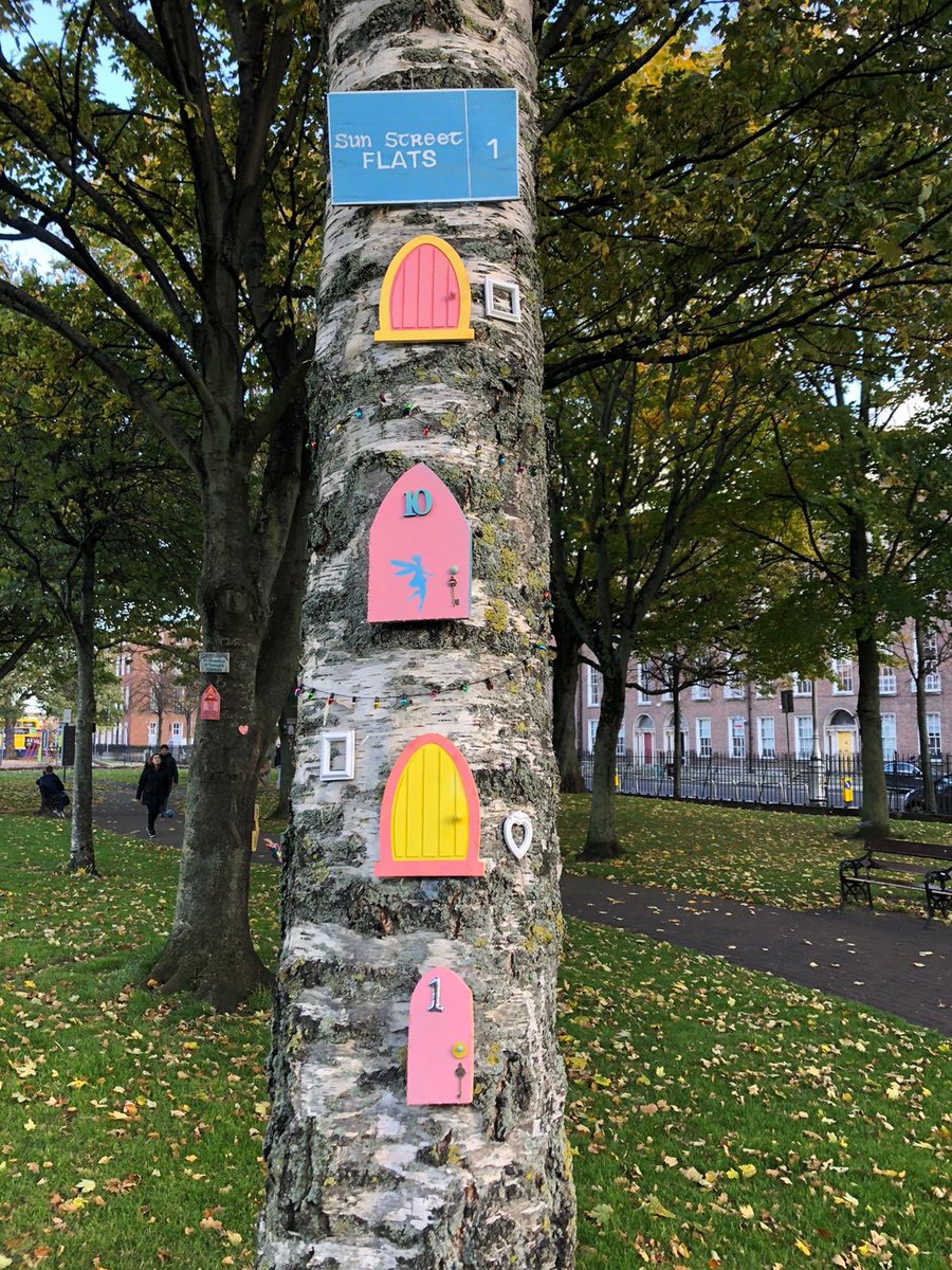 TheBigScream1's tweet photo. Fairy trail 🧚‍♀️ opens in Mountjoy Square today as part of Big Scream Festival.  Check it out!   https://t.co/OmHDYnKEK6.     #BigScreamNEIC #staysafe @events_DCC @DCCnorthcity @DubFireBrigade @MaryLouMcDonald @GaryGannonTD @gardainfo @GardaTraffic https://t.co/DEIfruhNF3