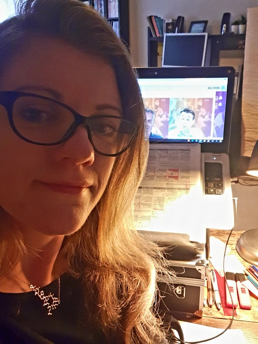 Looking forward to some great sessions at Day 2 of #irmBCT /#EACBPM I call this 'The Conference Under the Stairs'. Disclaimer, this is NOT my business bookcase 😂