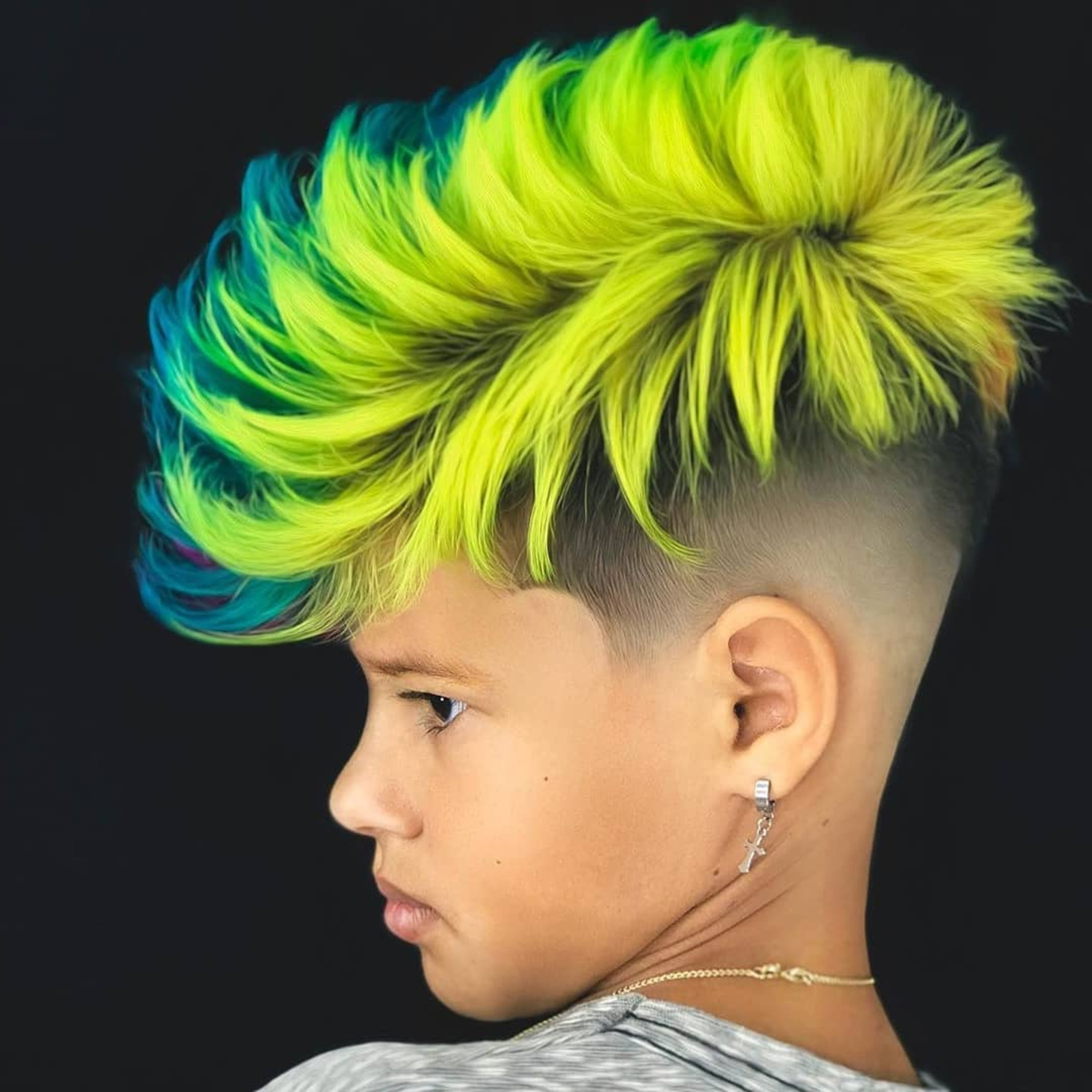 Mohawk fade kids outlet