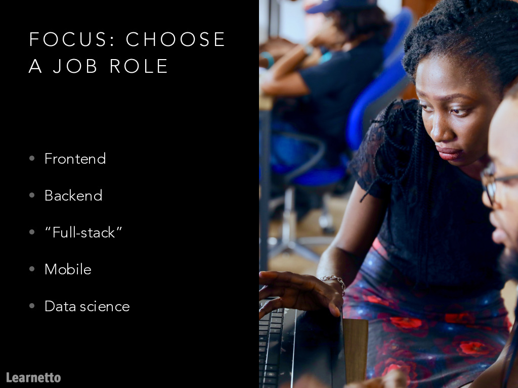 Focus 2: Pick a Job Role