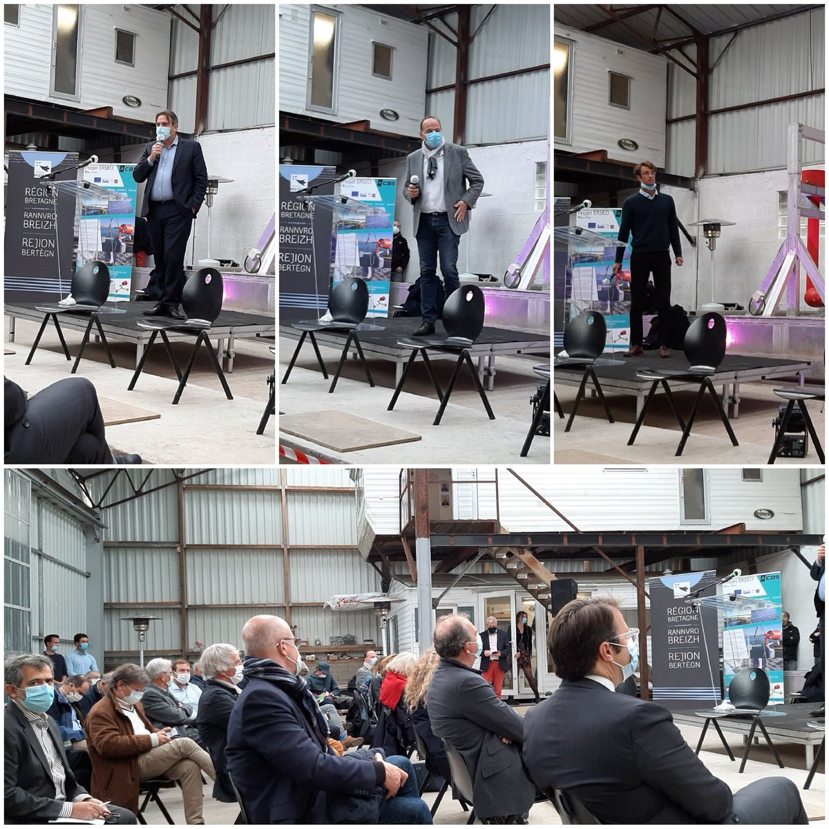 Bpnaval's tweet photo. #hydrogene #entreprises pionnieres mais déjà expérimentées volontaires pour développer une filière industrielle @regionbretagne #sofresid #alca-torda #marhyn @energy_observer @Lhyfe_hydrogen https://t.co/CWThK6rSIW