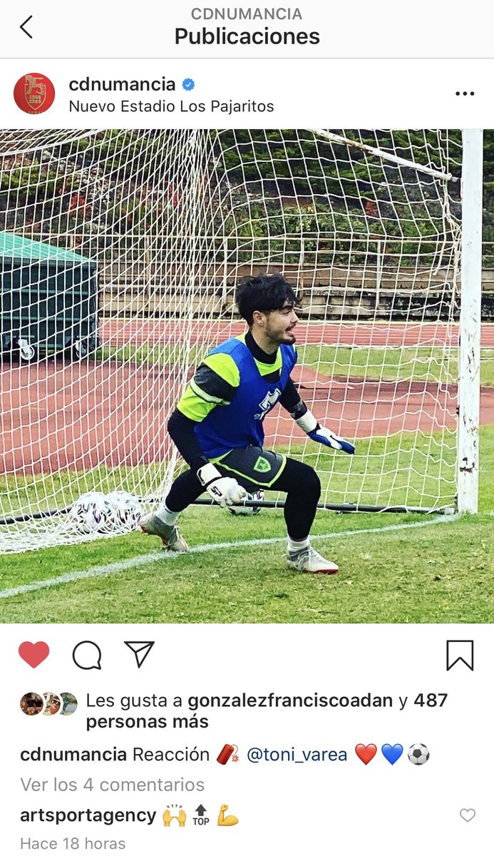 ARTSPORTagency's tweet photo. 👏👏👏 @cdnumancia https://t.co/fFJDO4sU20