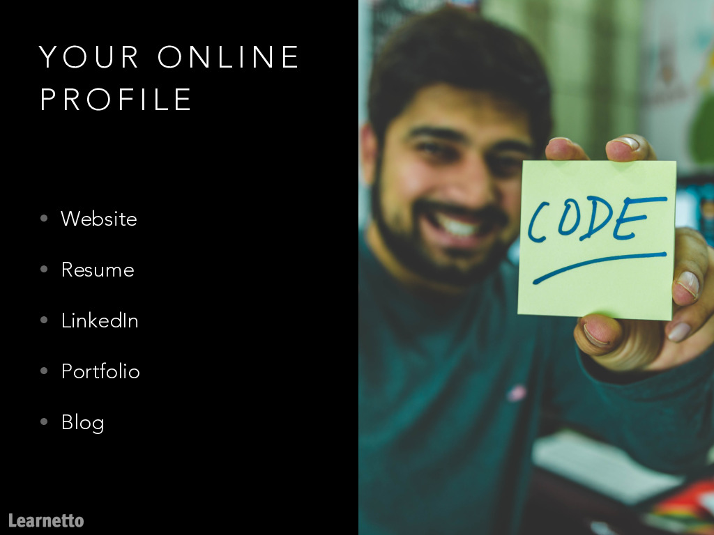 You can answer these questions with your online profile, which is shorthand for everything you do on the internet.