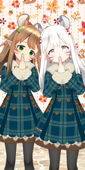 双子コーデのtwitterイラスト検索結果