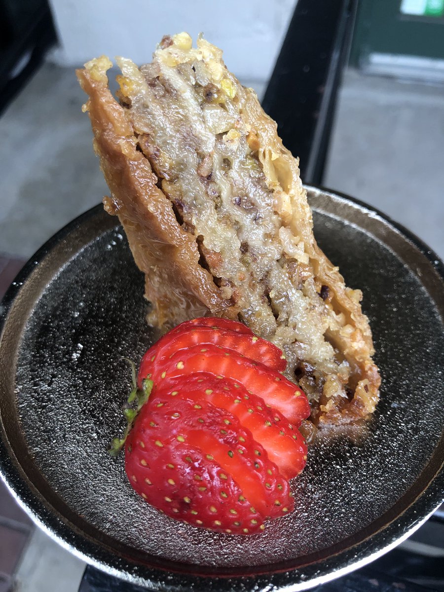 Baklava until we sell out! 🥮