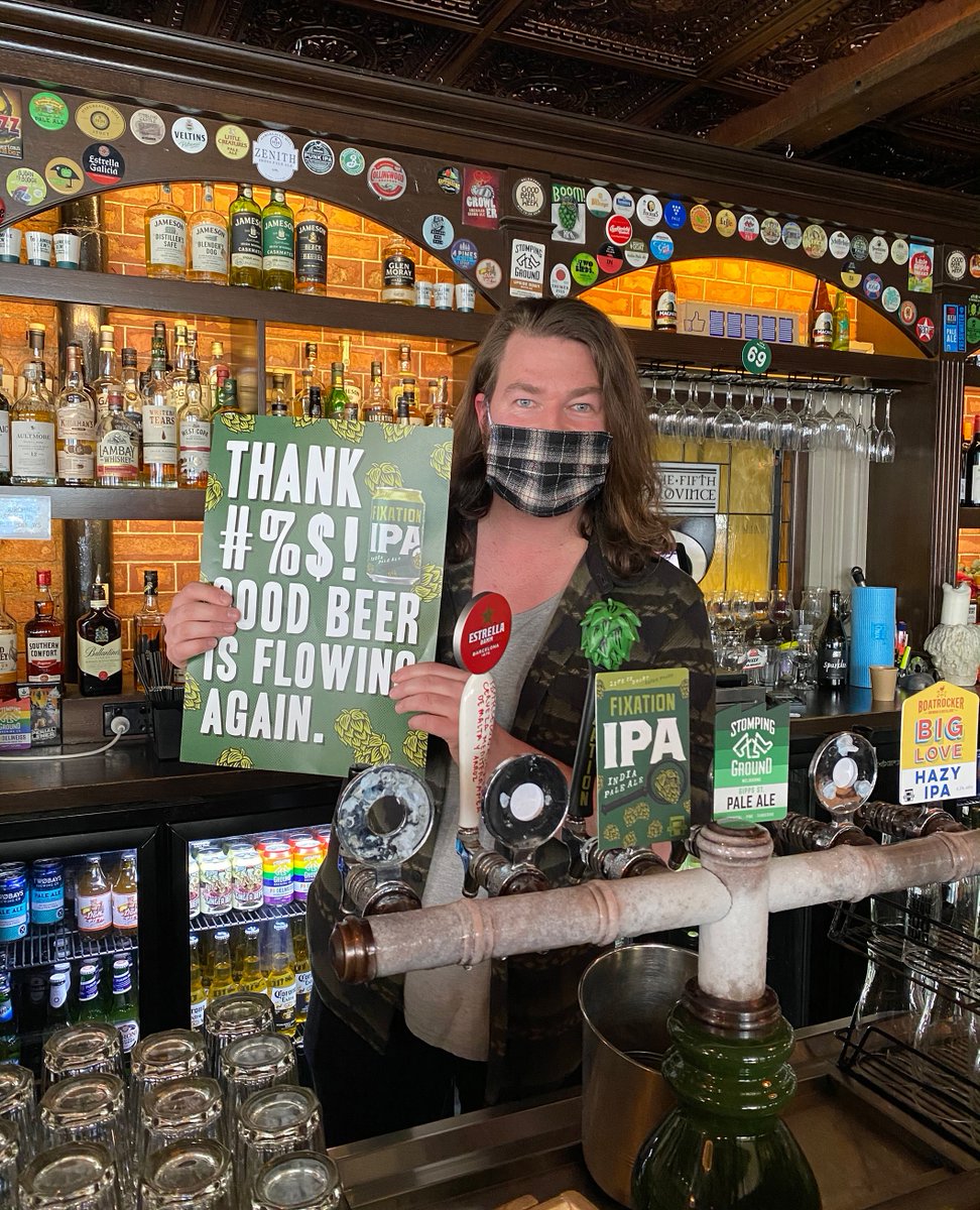 It's safe to say we all agree, right? #thankfuckthispubisopenagain #thankfuckgoodbeerisflowingagain

#fixationbrewing #dedicatedtoIPA #indiapaleale #drinkfresh #askforindiebeer #collingwood #melbourne