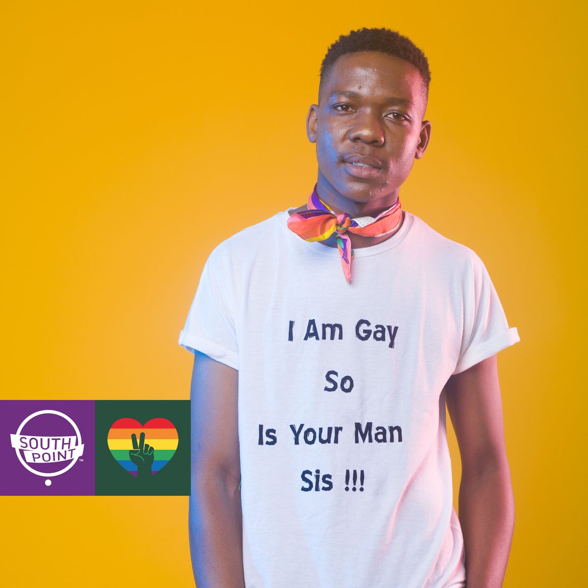 staysouthpoint's tweet photo. Jackson, our Resident Assistant from South Point Fairmont is proud of what the LGBTQ community has achieved in South Africa. What does the pride community mean to you? #sppride #prideza https://t.co/8bwB0bsi1Y