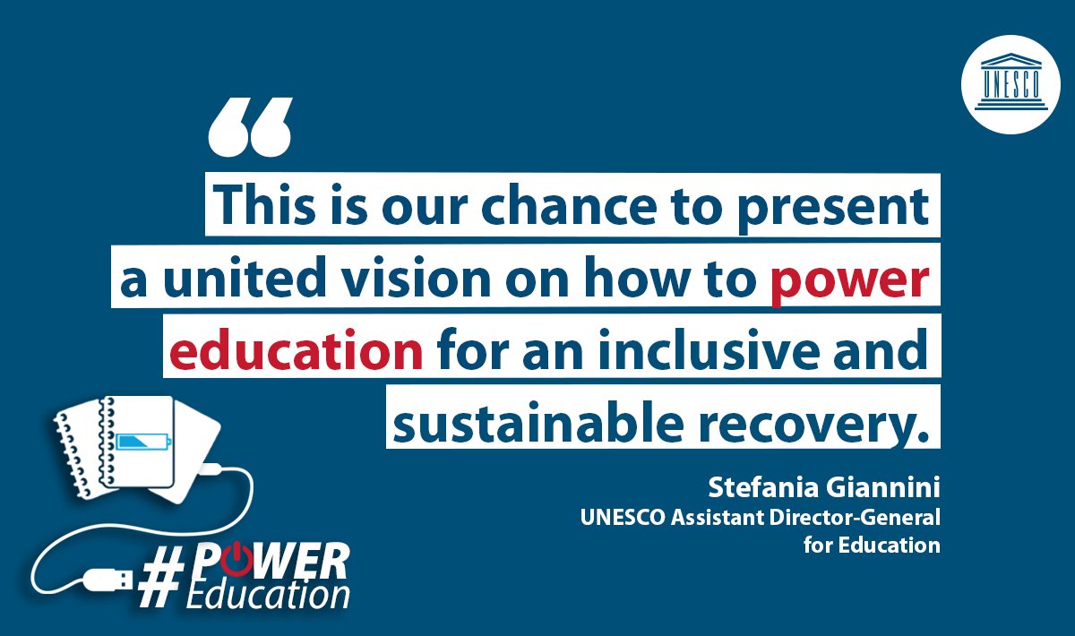 "Children &amp; youth are paying a high price for the #COVID19 crisis. They deserve a better deal for the future, and this starts with decent quality education." 

<a href="/UNESCO/">UNESCO 🏛️ #Education #Sciences #Culture 🇺🇳</a> 's <a href="/SteGiannini/">Stefania Giannini</a> on how to #SaveOurFuture:  on.unesco.org/37or1HS via <a href="/IPSNewsUNBureau/">Inter Press Service</a> #PowerEducation