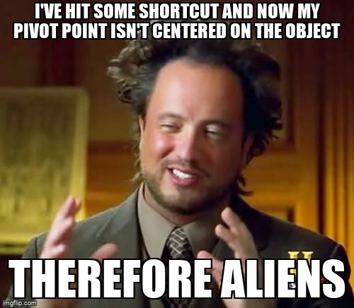 overflow_meme's tweet image. I've hit some shortcut and now my pivot point isn't centered on the object stackoverflow.com/questions/6456… #unityeditor #unity3d