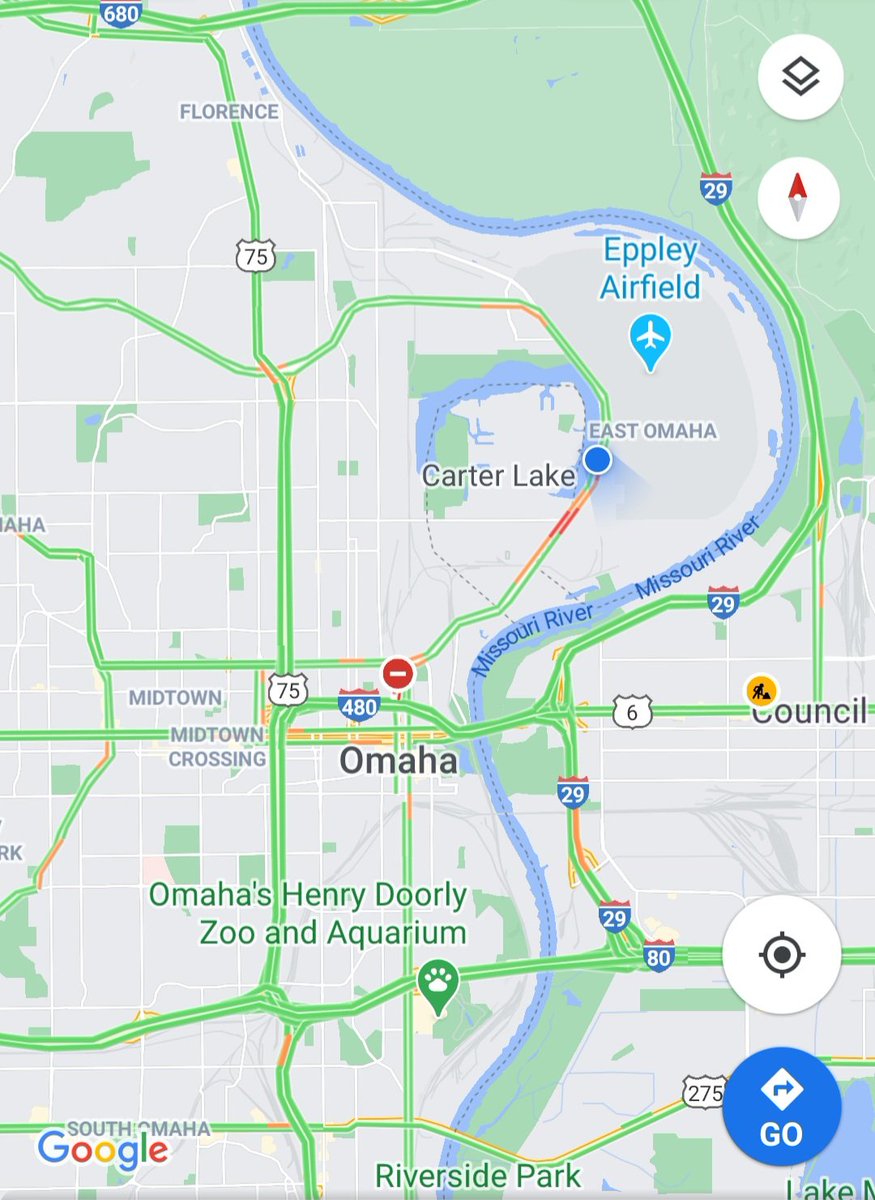 For anyone following who is unfamiliar with Omaha. Eppley Airfield sits on the Northeast corner of Omaha and is separated from Iowa by the Missouri River. TAC Air is on the East side of Eppley Airfield. The parking is mostly on the West.