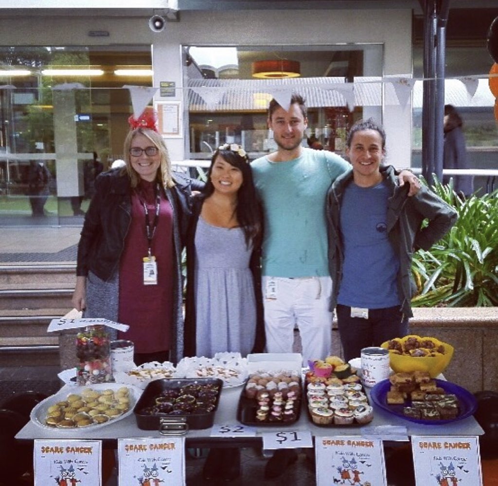 Eden_Robertson's tweet photo. Wow! It was 5 years ago now that my colleagues at the Behavioural Sciences Unit and I raised $500+ for the #ScareCancer Kids with cancer Foundation at @UNSW. We did a bake sale which was so much fun! Organise your own bake sale this year to give back via https://t.co/9YXcQu8tcs https://t.co/Y9CygDPJ7b