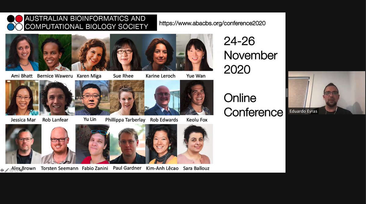 VicCanBioinf's tweet image. we are all for cross posting! @EduEyras shouting out for @abacbs annual conference at #vcbs2020 

Stellar cast.