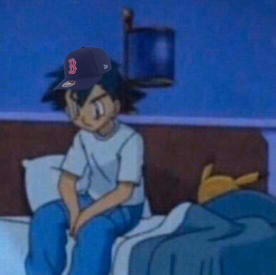 espn's tweet image. Red Sox fans rn: