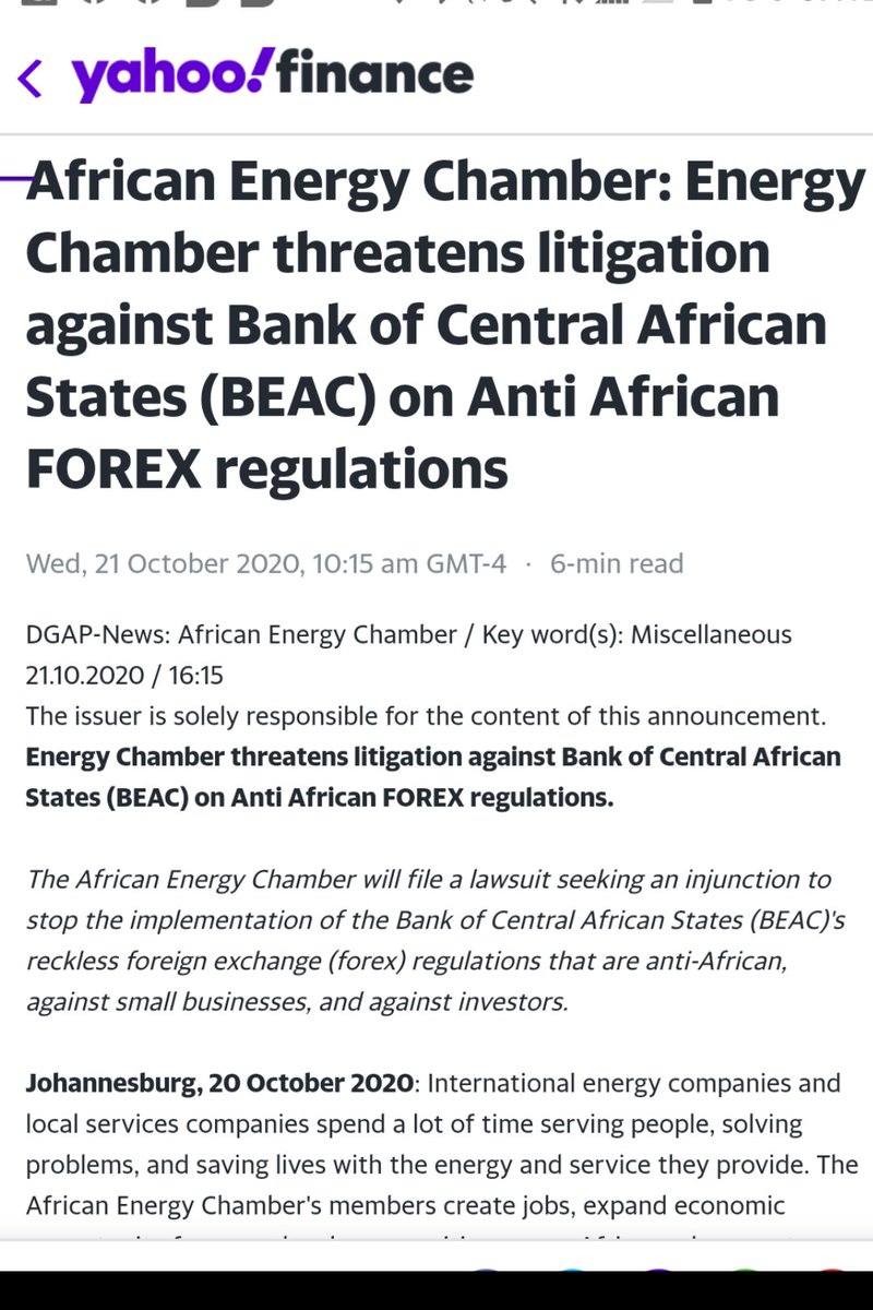 Remember your energy industry contributes so much to our region. Millions of jobs. <a href="/energy_african/">African Energy Chamber</a> figures look at both the economic costs of this regulation and direct hit that such a ban would have on the oil and gas industry, its supply chain, and the businesses it will kill.