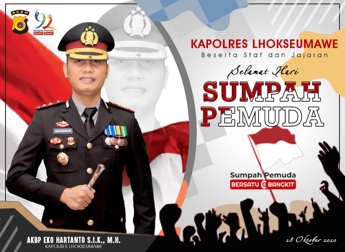 Agus71736119's tweet photo. Memperingati Hari Sumpah Pemuda 28 oktober 2020 https://t.co/6z7nPQif4u
