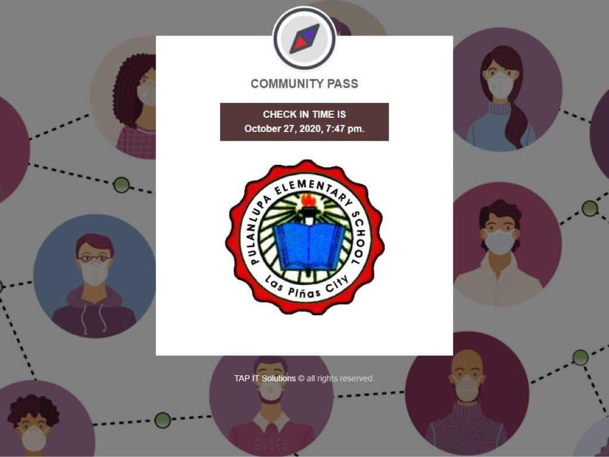 solutions_tap's tweet photo. Pulanlupa Elementary School will further strengthen its fight against Covid-19 through a contact tracing program called "Compass" or Community Pass.

The monitoring process will be broken into 2 steps.
1. Contact Identification: 
2. Contact Tracing:

To "God" be the Glory ☝️ https://t.co/sUzedj4wWR