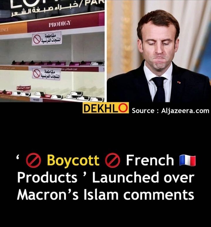 SabaKayani14's tweet photo. #nevertheprophet #BycottFrenchProducts #ShameOnYouMacron https://t.co/PoQHyIMMfI