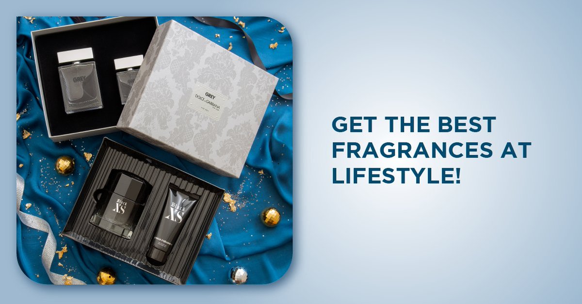 Lifestyle_Store's tweet photo. Special #fragrance gift sets for the special men in your life! Get them from the best international brands at Lifestyle like these ones from Paco Rabanne and Dolce & Gabbana.
Click https://t.co/1AgKagp2HP
#FestiveFashionAtLifestyle #DilSeDiwali #GoodToGift #Festive #Perfumes https://t.co/wQ2N5IhXby