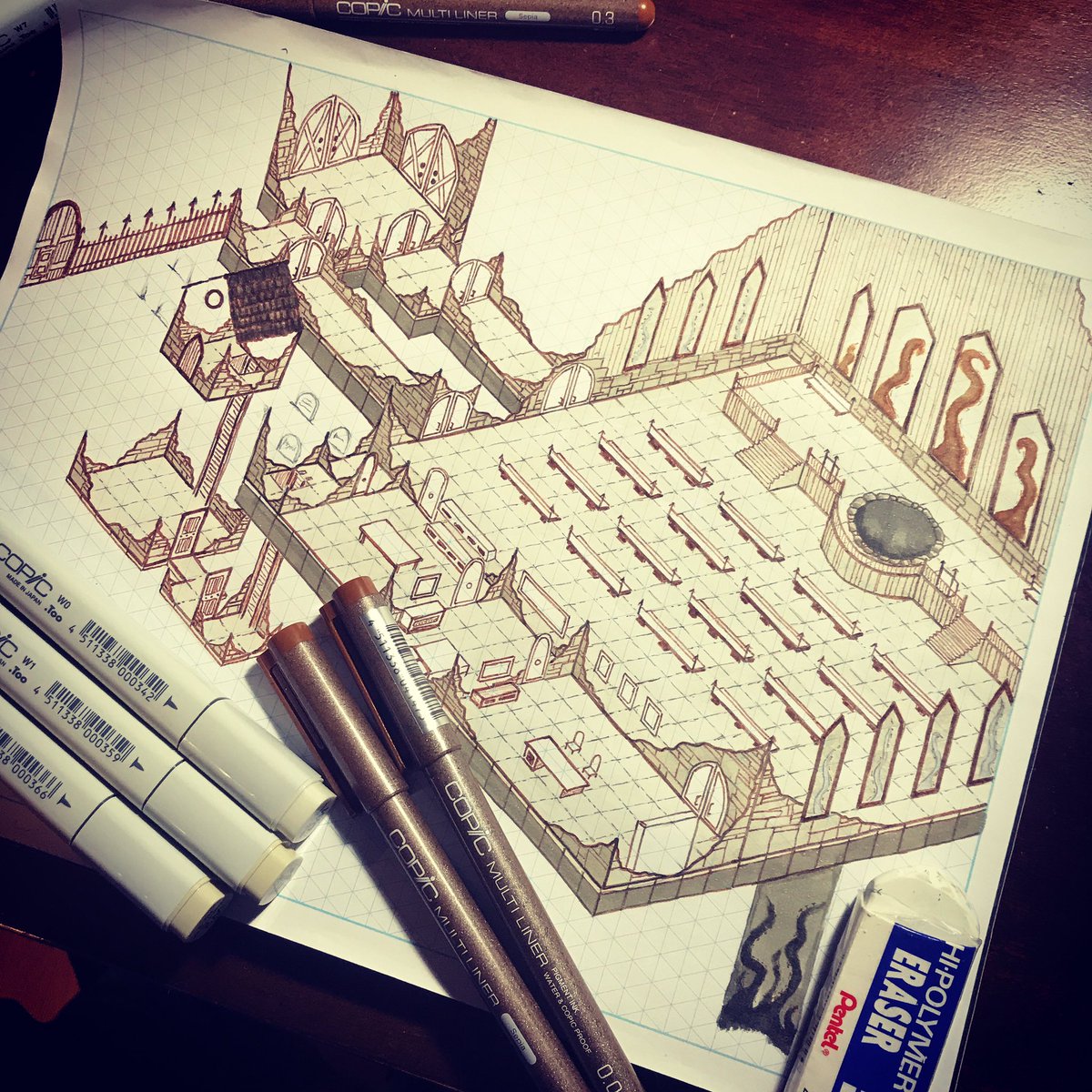 4FathersGames's tweet photo. Did that thing where I stayed up too late again. Oops?
.
#Dnd #dnd5e #dungeonsanddragons #rpg #ttrpg #mapmaker #rpgmap #cteam #critters #theadventurezone #wotc #iamorn #copicmarkers #nerddad #artnerd https://t.co/KMbPyszrwV