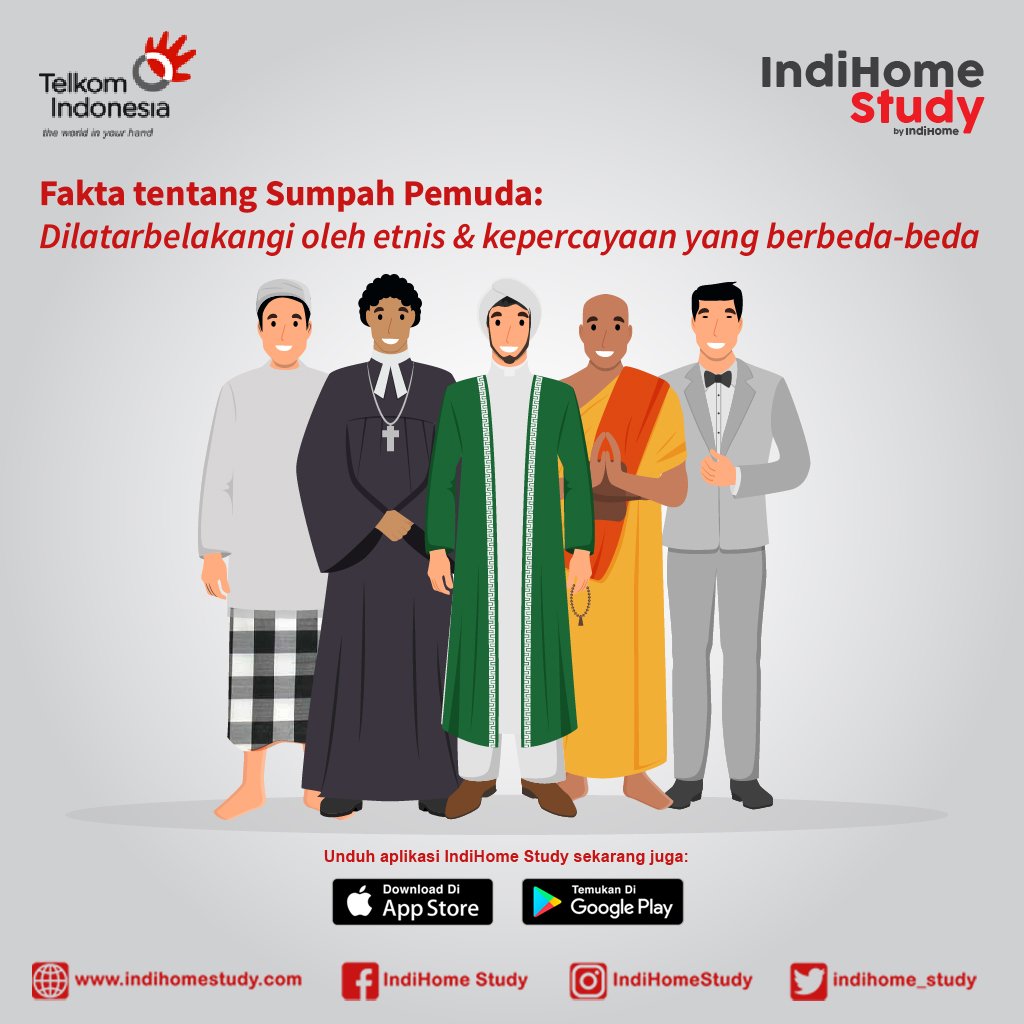 indihome_study's tweet photo. Ingin tahu fakta tentang sumpah pemuda? Cek di gambar yaa!
#IndiHomeStudy #BelajarBarengIndiHomeStudy #IndiHomeStudyByIndiHome #BelajarLebihMudah #BelajarTanpaBatas #BelajarDariRumah #dirumahaja #SumpahPemuda #HariSumpahPemuda https://t.co/vZWvNTYmhc