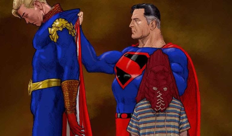 Мен сияқты. Супермен и ОМНИМЕН. Superman vs Brightburn. Homelander vs Superman vs Omni man.