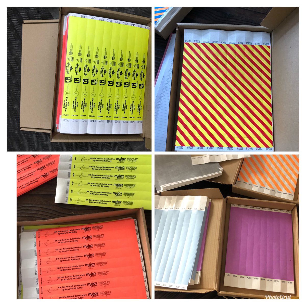 you’re doing any kind of events. We do Lanyards, Printed wristbands - R1.40 Unprinted wristbands - R1.20. If u doing big event or  festival will be lucky enough to get a discount . Please WhatsApp 076 439 1540  or phone 066 393 8127 Email: elegantedgebyntosh@gmail.com