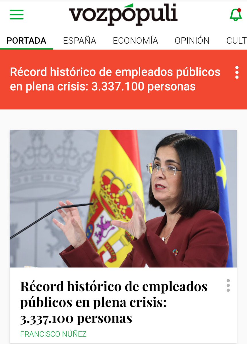Récord histórico de empleados públicos en plena crisis: 3.337.100 personas vozpopuli.com