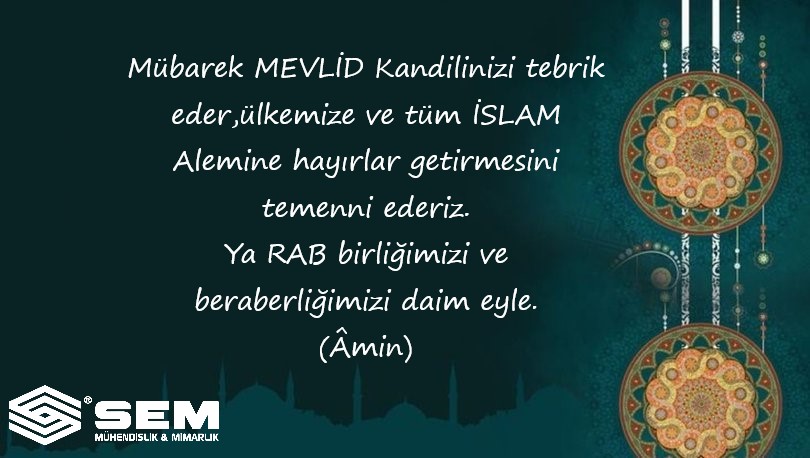 semmuhendislik's tweet photo. #MevlidKandili https://t.co/UG2hcfosYh