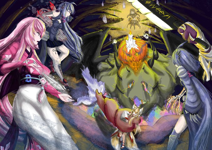 ハロウィン+雜圖 #ハロウィン #自創 https://t.co/qF7ibd42sW 