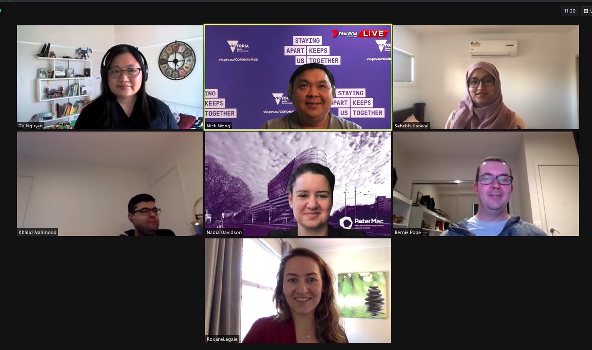 VicCanBioinf's tweet image. Zoom #wefie congrats here are the comittee members and those who won prizes, well done all. #vcbs2020