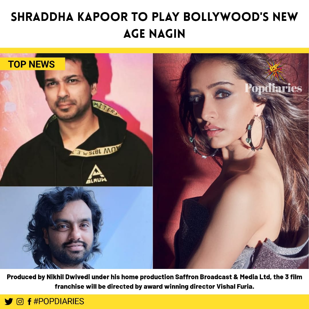 @ShraddhaKapoor is one extremely talented artists. We're sure she's gonna be terrific as a naagin as well
.
.
#shraddha #naagin #newage #shoot #shooting #newmovie #shraddhakapoor #bollywoodnews #tøpnews #updatenews #entertainer #entertainmentnews #ShraddhaKapoor https://t.co/6dcmEY8eGJ