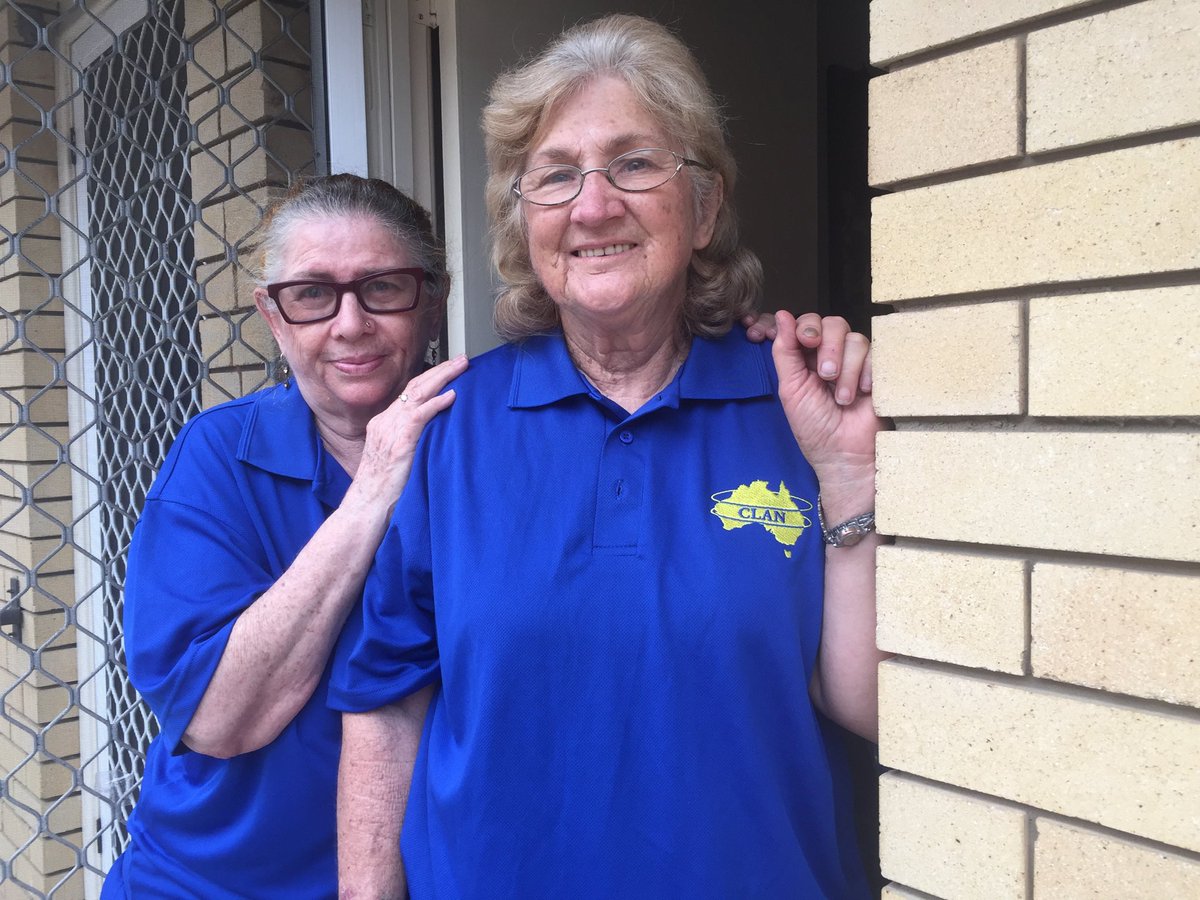 CLAN_AU's tweet photo. Check out two #Queensland Clannies Lana & Gloria
Thankyou ladies for supporting CLAN
@DiFarmerMP
Also did you know ex #RoyalCommissioner #BobAtkinson of Qld is a CLAN Patron 👏Hope to see all 3 of you at our 21st
Anniversary next year 🎉 🎈 💙💛 https://t.co/ZNoH2DqYA0