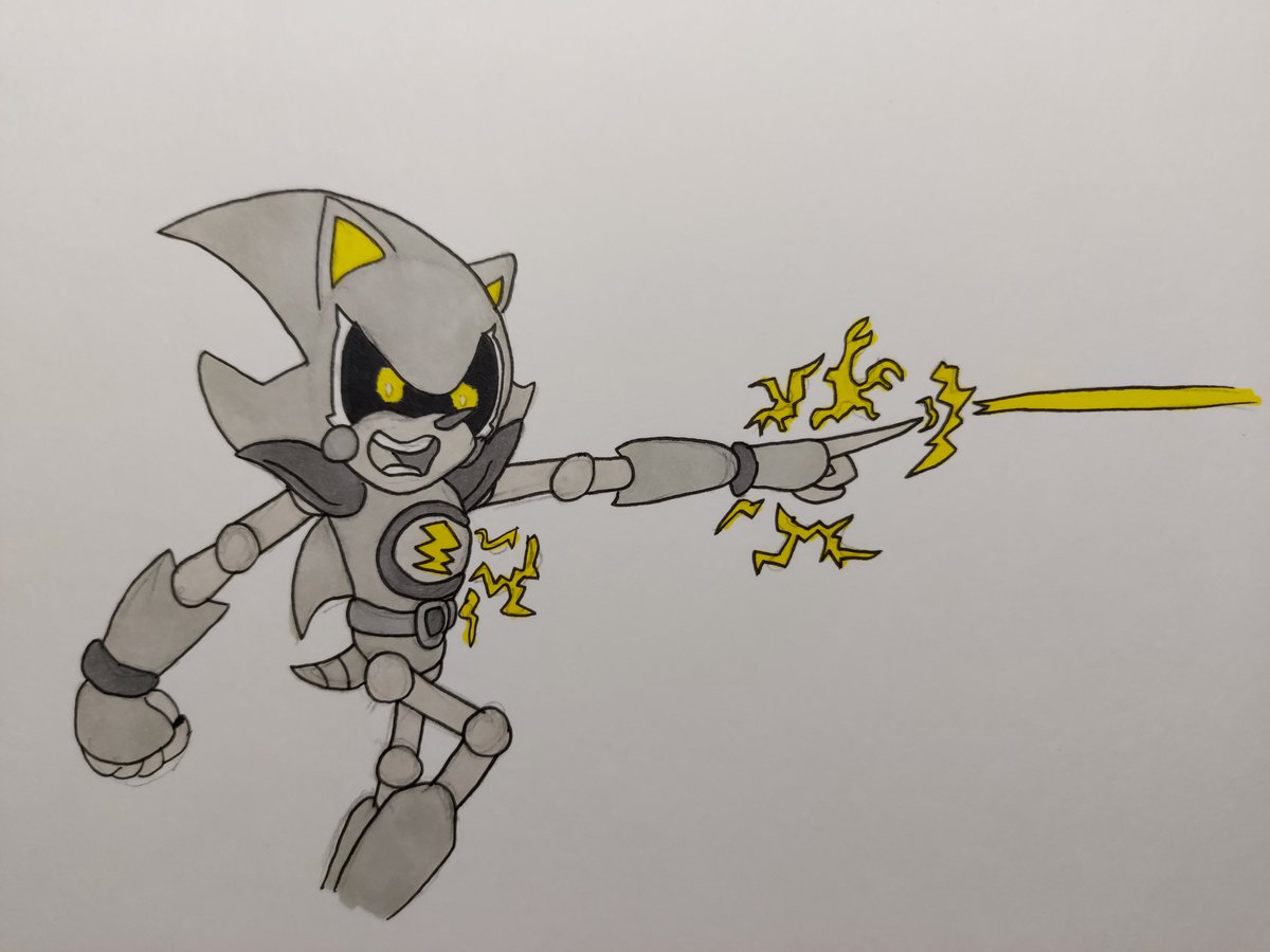 1. Metal Sniper is powered by a jewel known as the Thunder Topaz. It is shaped like a lightning bolt and gives him plenty of electricity-based attacks, but also supplies him with too much energy. This is why he has a very unique personality compared to other robots.