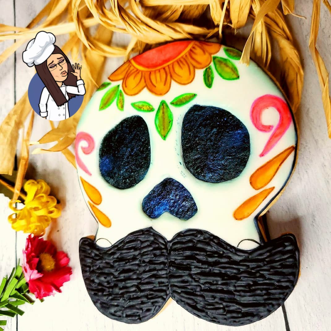 MILMHEART's tweet photo. "A mi la muerte me pela los dientes" 💀🏵🏵💀🏵🏵💀
#milmheart #diadelosmuertos
#calabera #cookiesdecorating #royalicingcookies #dayofthedead #calaberamexicana https://t.co/OmsQjaDgjM