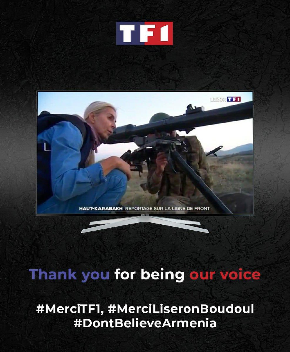 olivem4h's tweet photo. #Armenians instigating violence against @TF1 journalist for her obejctive coverage of the #NagornoKarabakh war. The ugly face of Armenian extremism.
#MerciTF1
#DefendTF1
#DontBelieveArmenia
#StopArmenianTerror https://t.co/ywXWGYWohZ
